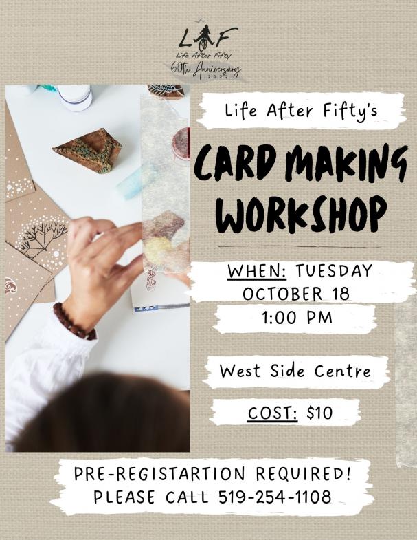 Card Making Workshop